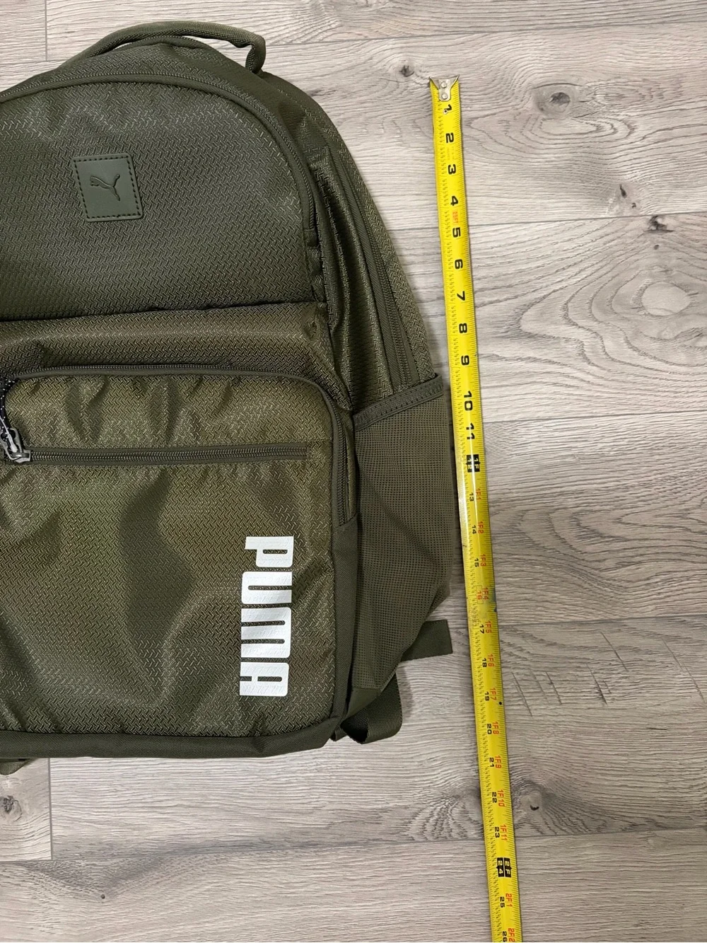 PUMA Olive Green Performance Backpack